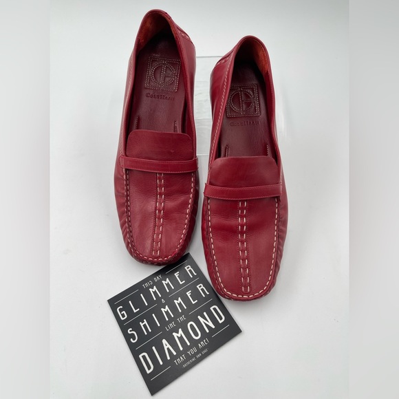 Cole Haan Shoes Cole Haan Red Soft Leather Moccasin